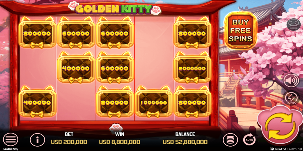 Golden Kitty Bigpot Gaming