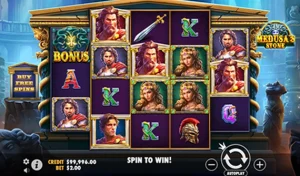 Rtp Cnnslot Optik Illusion Super Grafik Medusa’s Stone 98%!