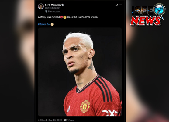 Super Lucu Meme Antony Dirampok Ballon d’Or 2025