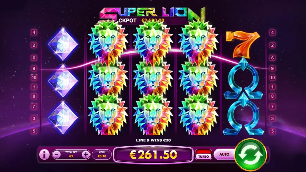Super Lion Gem Bercahaya Slot777 Bawa Gila