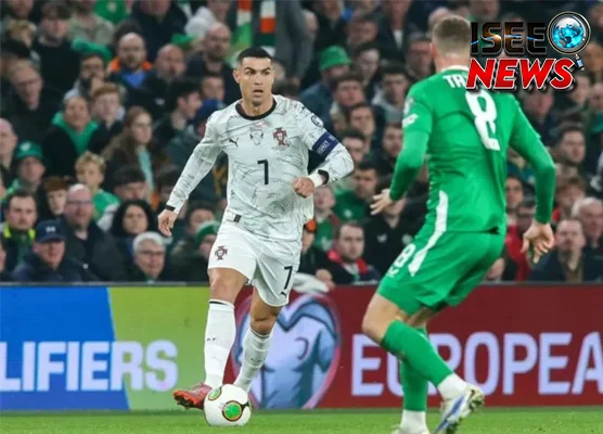 Ronaldo Out Kartu Merah! Irlandia Kill Portugal 2-0!
