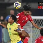 Garuda Muda Kena Dead Blow, Brasil Menang Telak 0-4